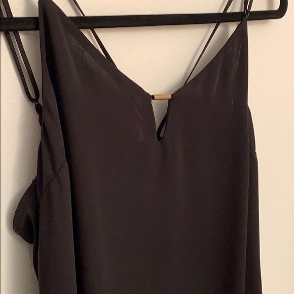 Black strappy embellished cami - Picture 3 of 4